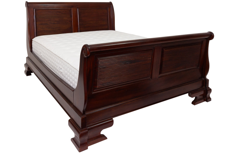 Red king deals bed frame