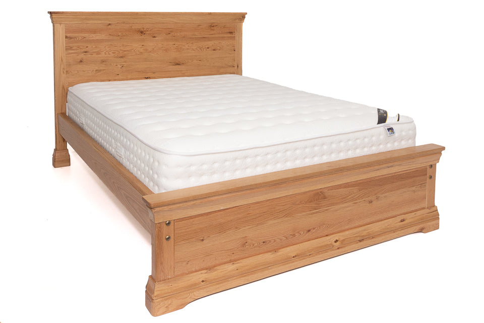 Light oak king bed shop frame