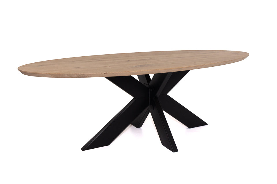 Black and deals oak table