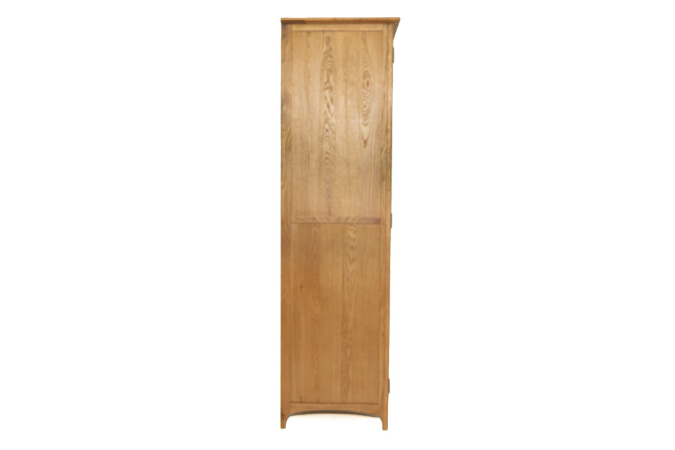 Narrow deals oak wardrobe