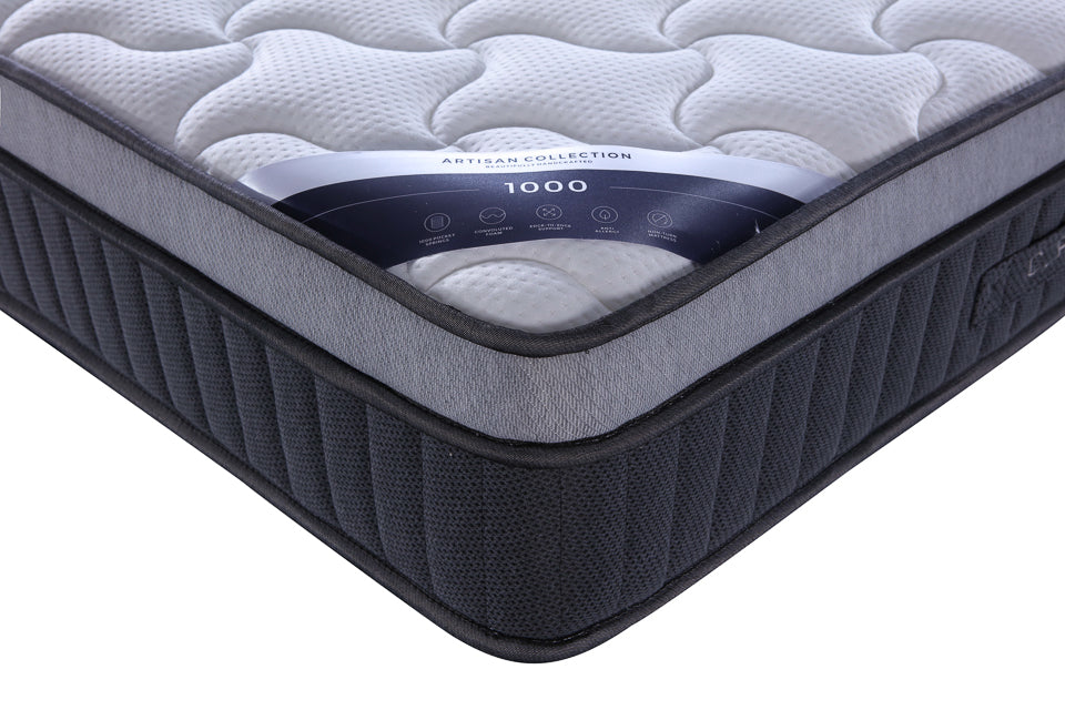 Backmaster 1000 - Pocket Sprung 3Ft Single Mattress