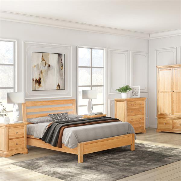 Salerno - 5Ft King Bed Frame