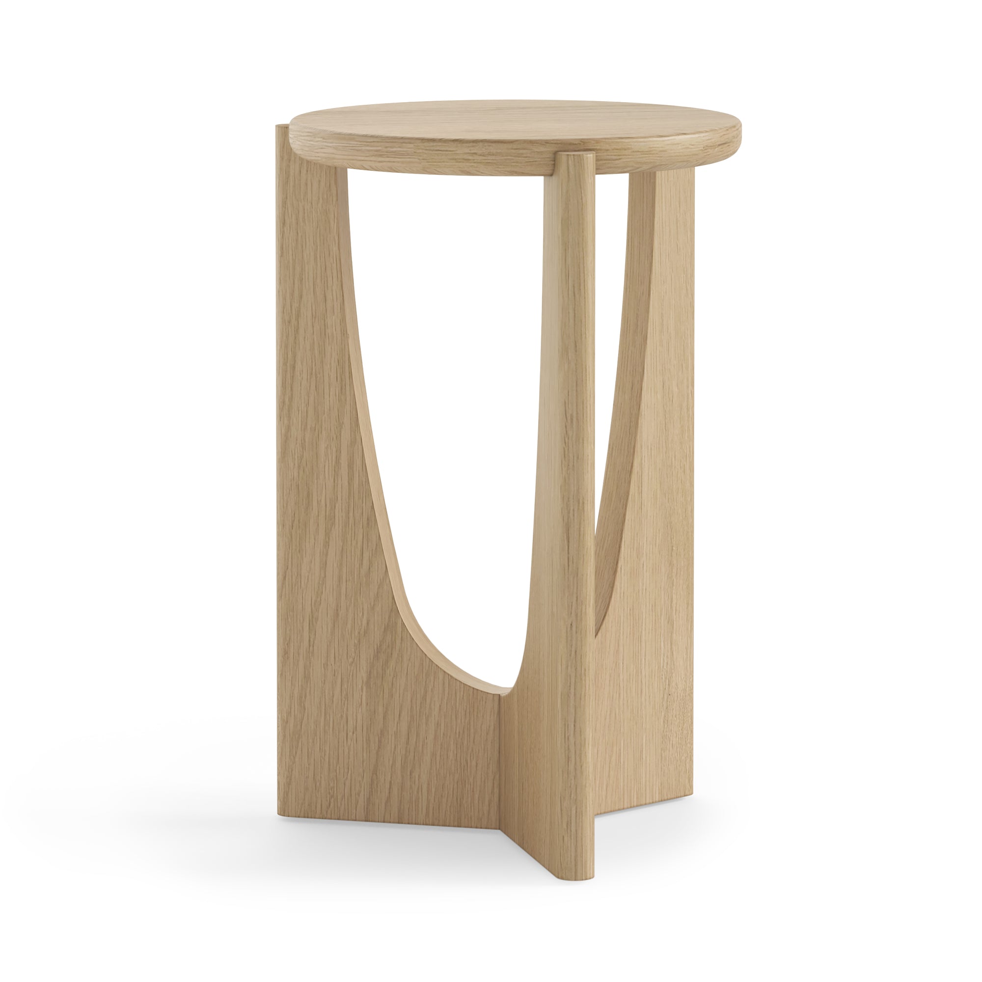 Ailbhe - Oak Round Lamp Table