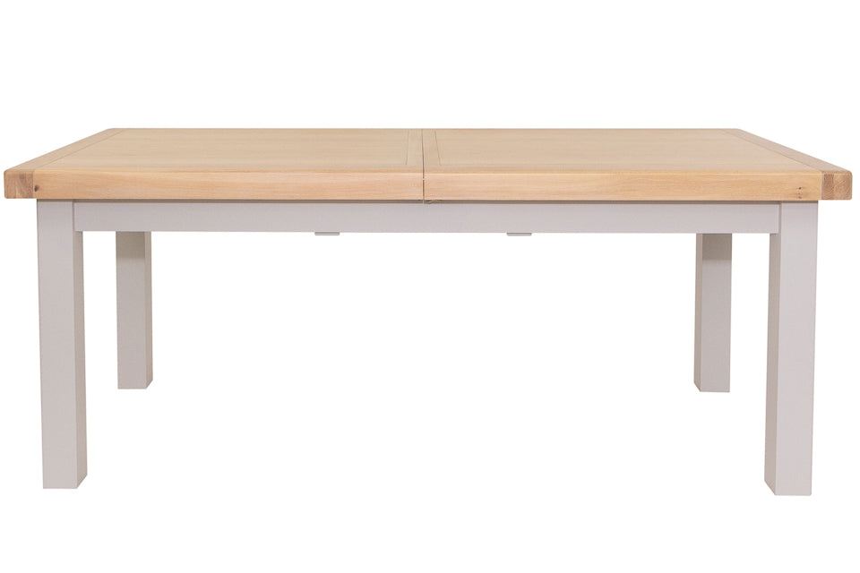 Kilronan - Taupe And Oak Large  Extension Dining Table 200-245Cm