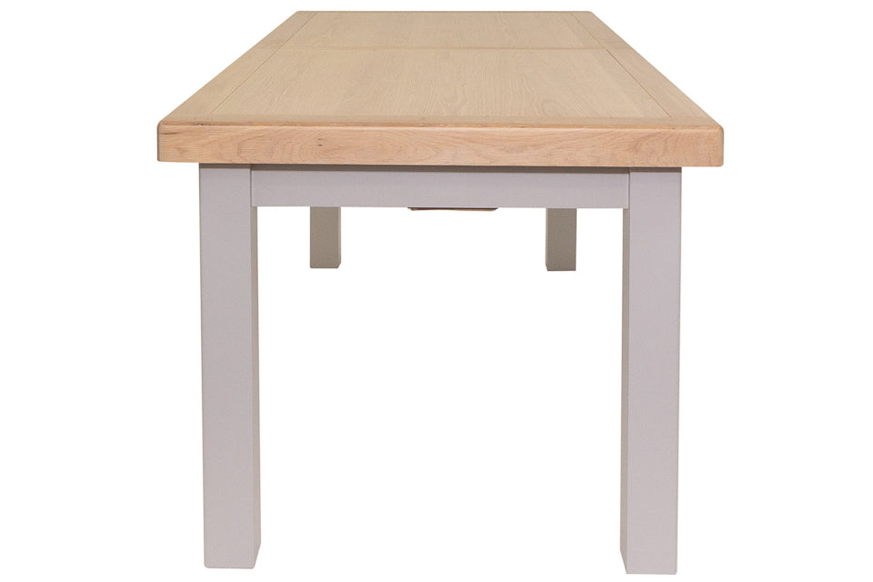 Kilronan - Taupe And Oak Large  Extension Dining Table 200-245Cm