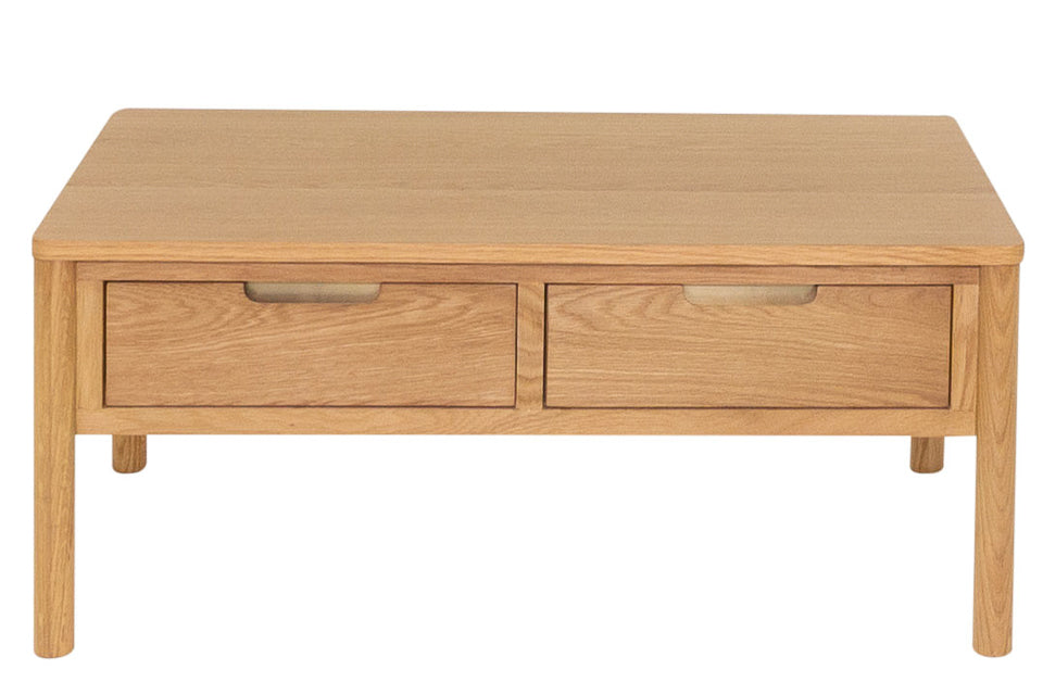 Penny - Oak 2 Drawer Console Table