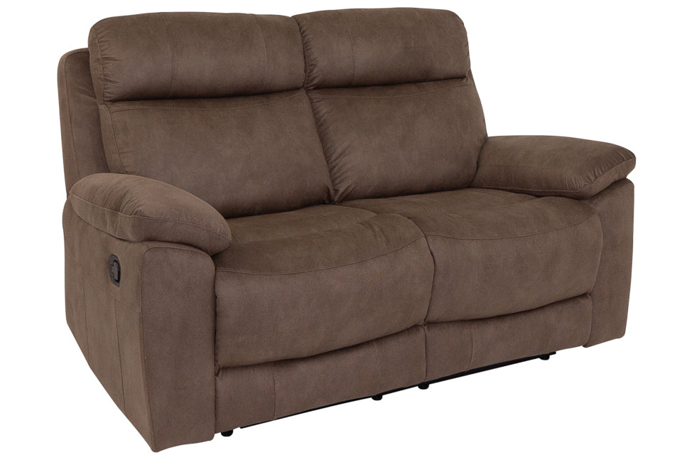 Jasmine - Taupe Fabric 2 Seater Recliner Sofa