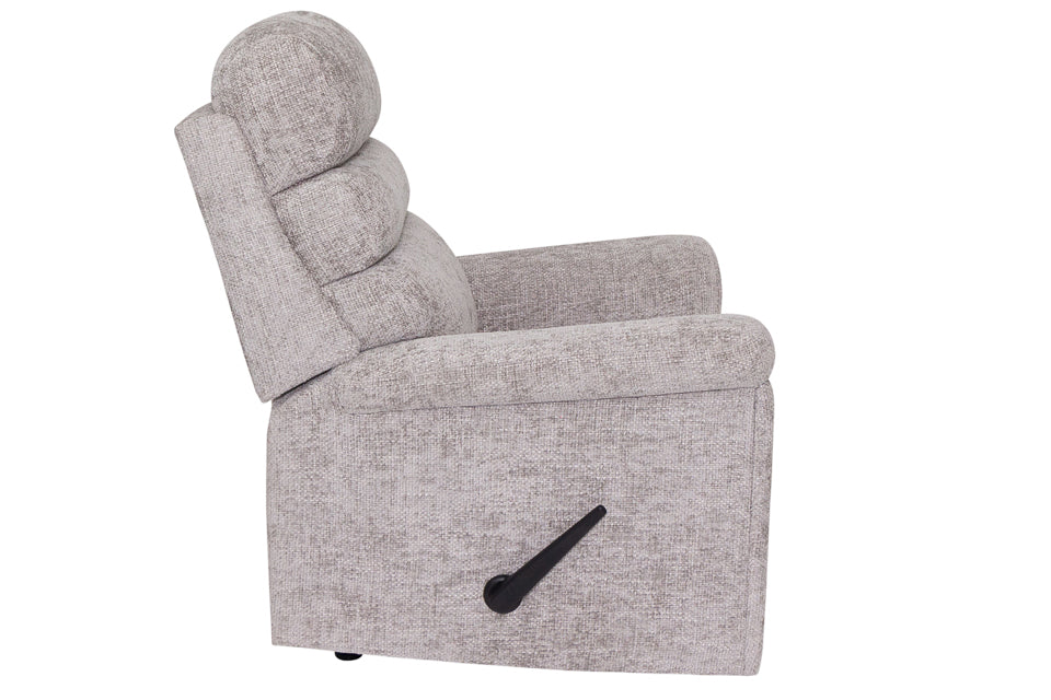 Comfi Sit - Grey Fabric Recliner Chairs