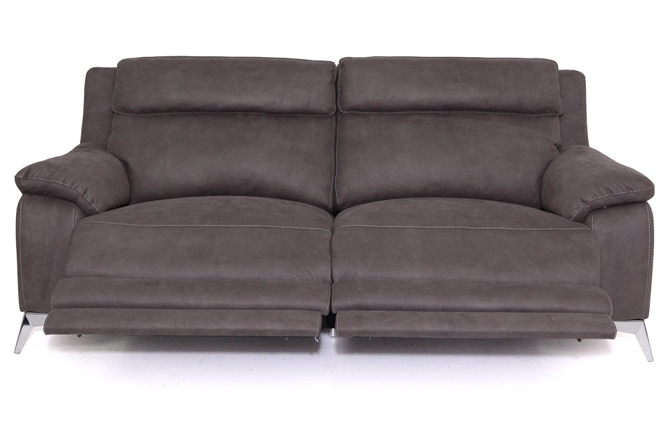 2.5 seater leather online recliner sofa